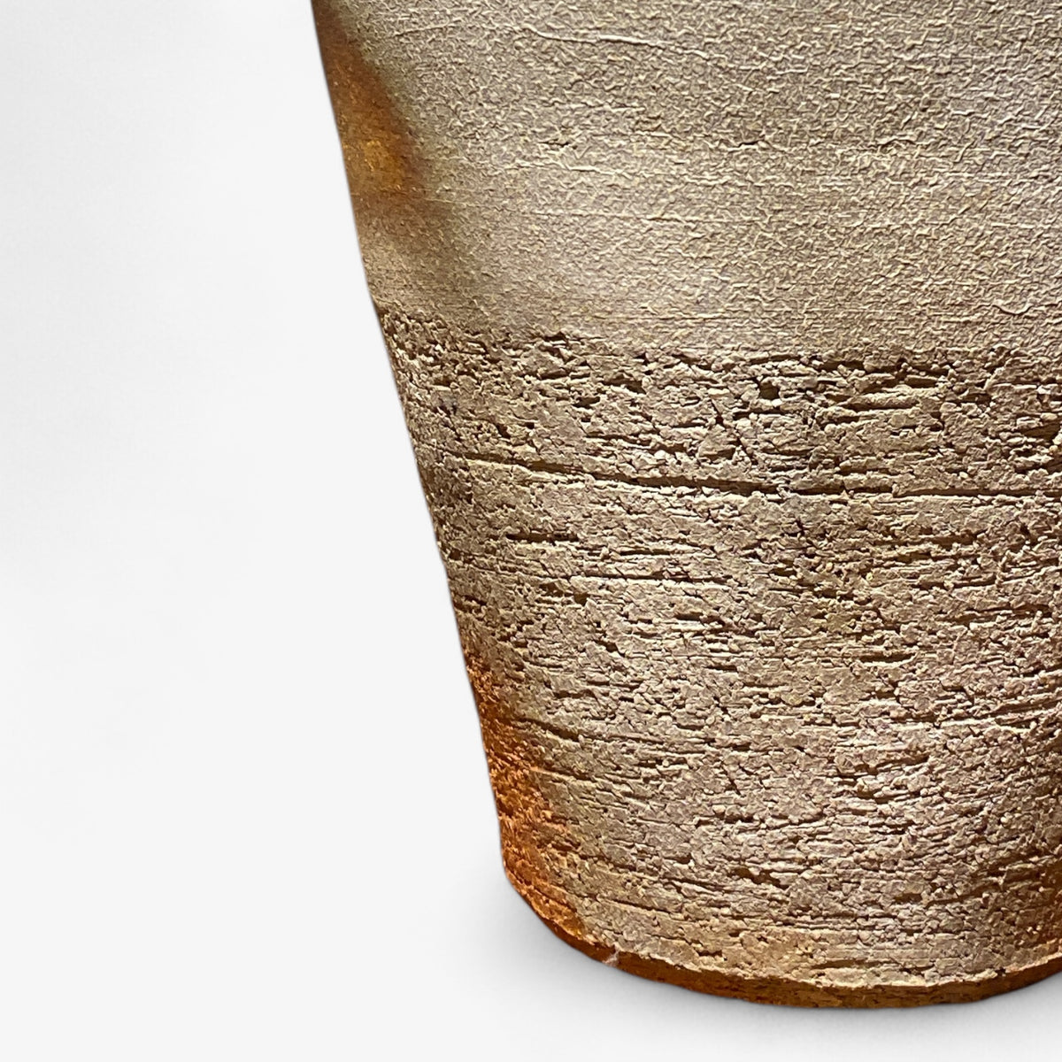 Large floor vase in stoneware