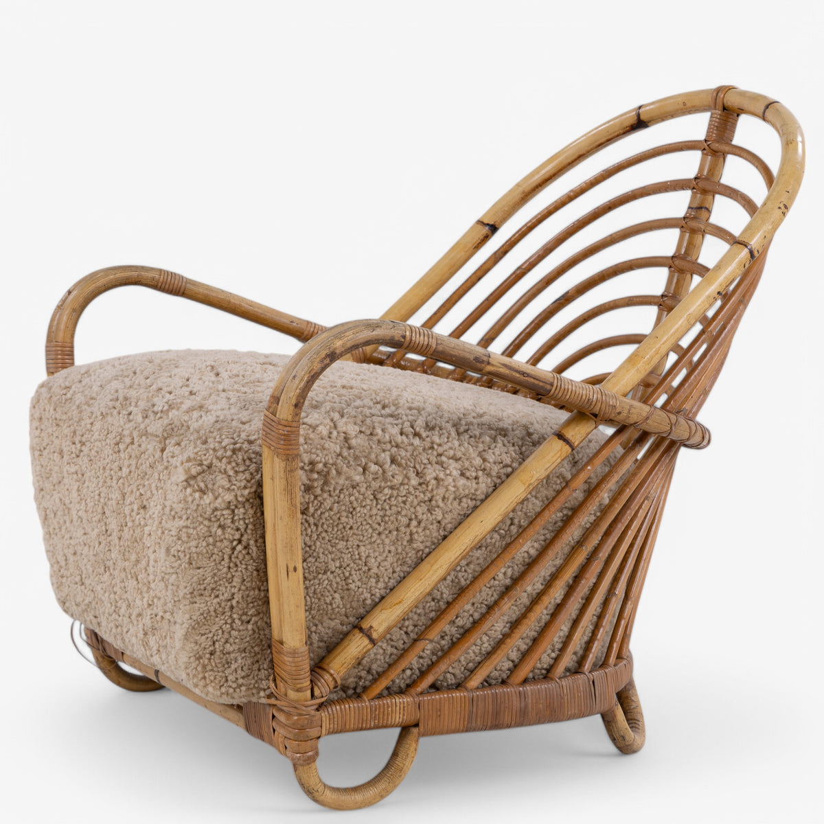 Charlottenborg' easy chair in bamboo