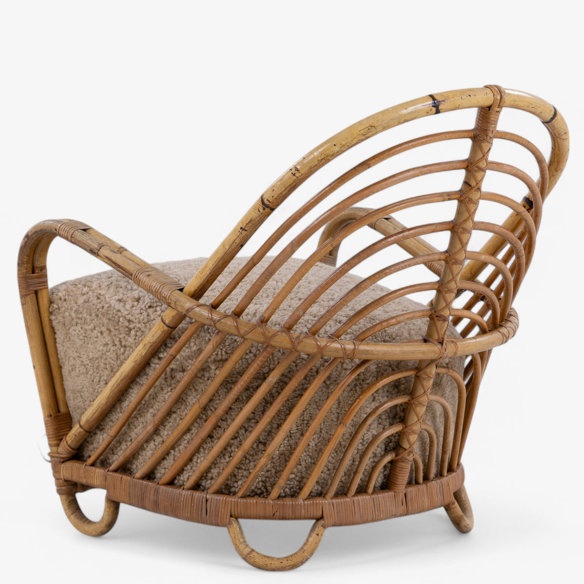 Charlottenborg' easy chair in bamboo