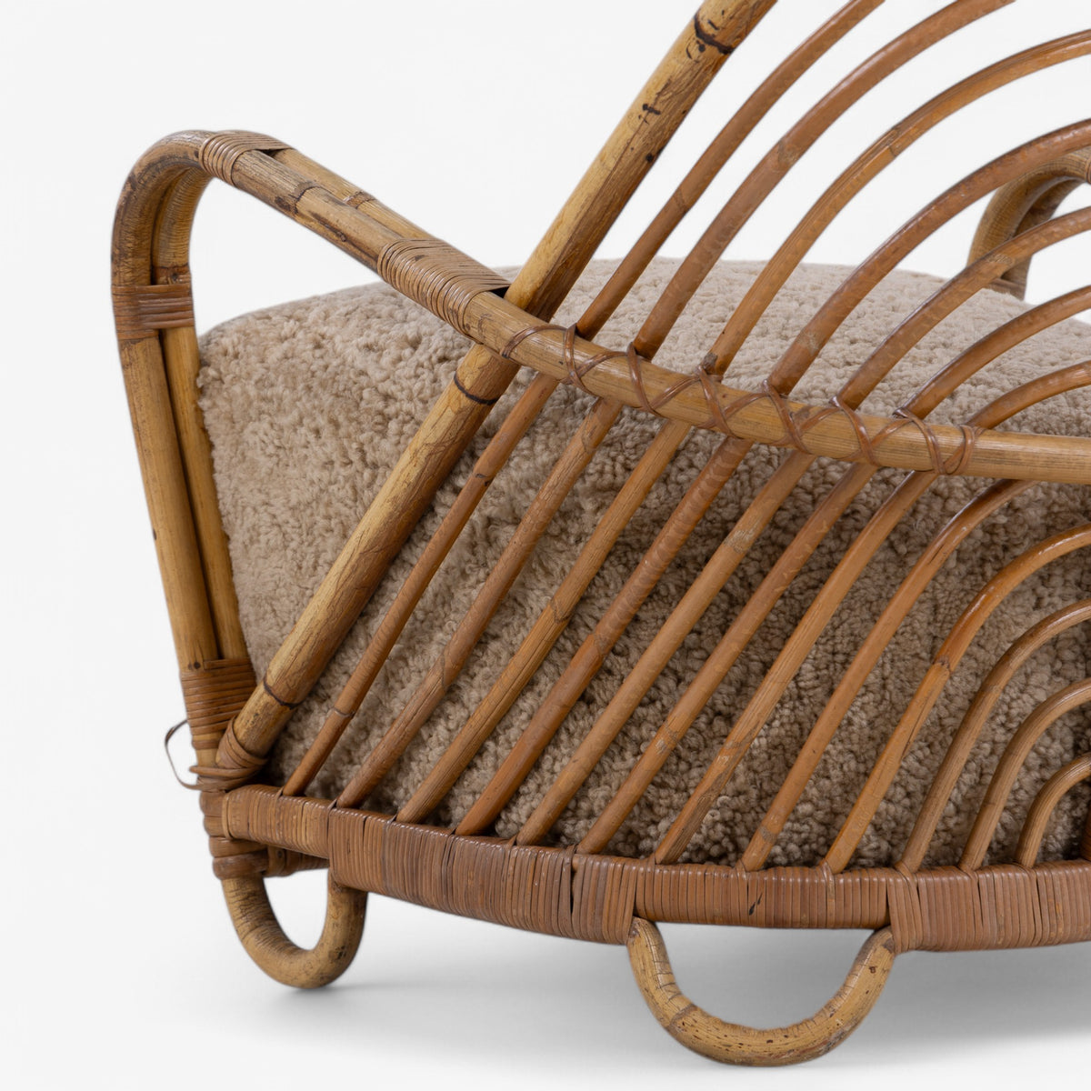 Charlottenborg' easy chair in bamboo