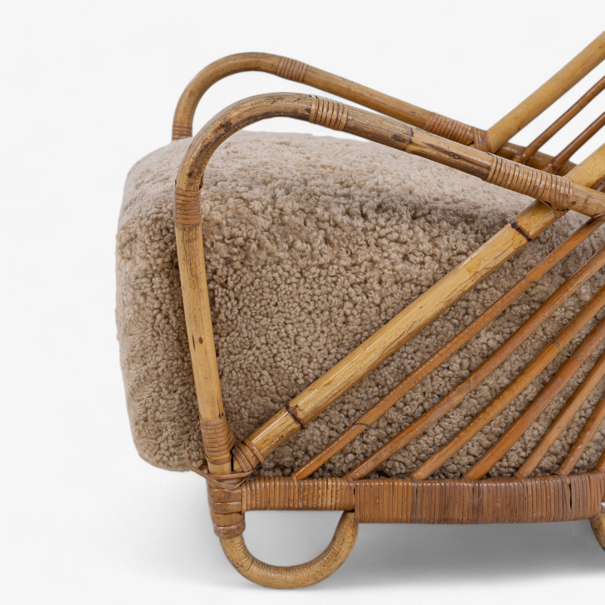 Charlottenborg' easy chair in bamboo