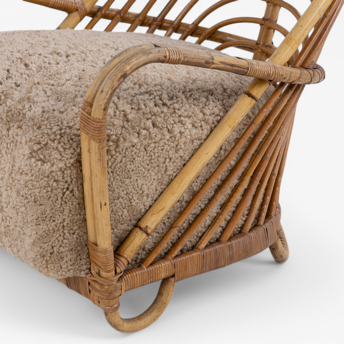 Charlottenborg' easy chair in bamboo