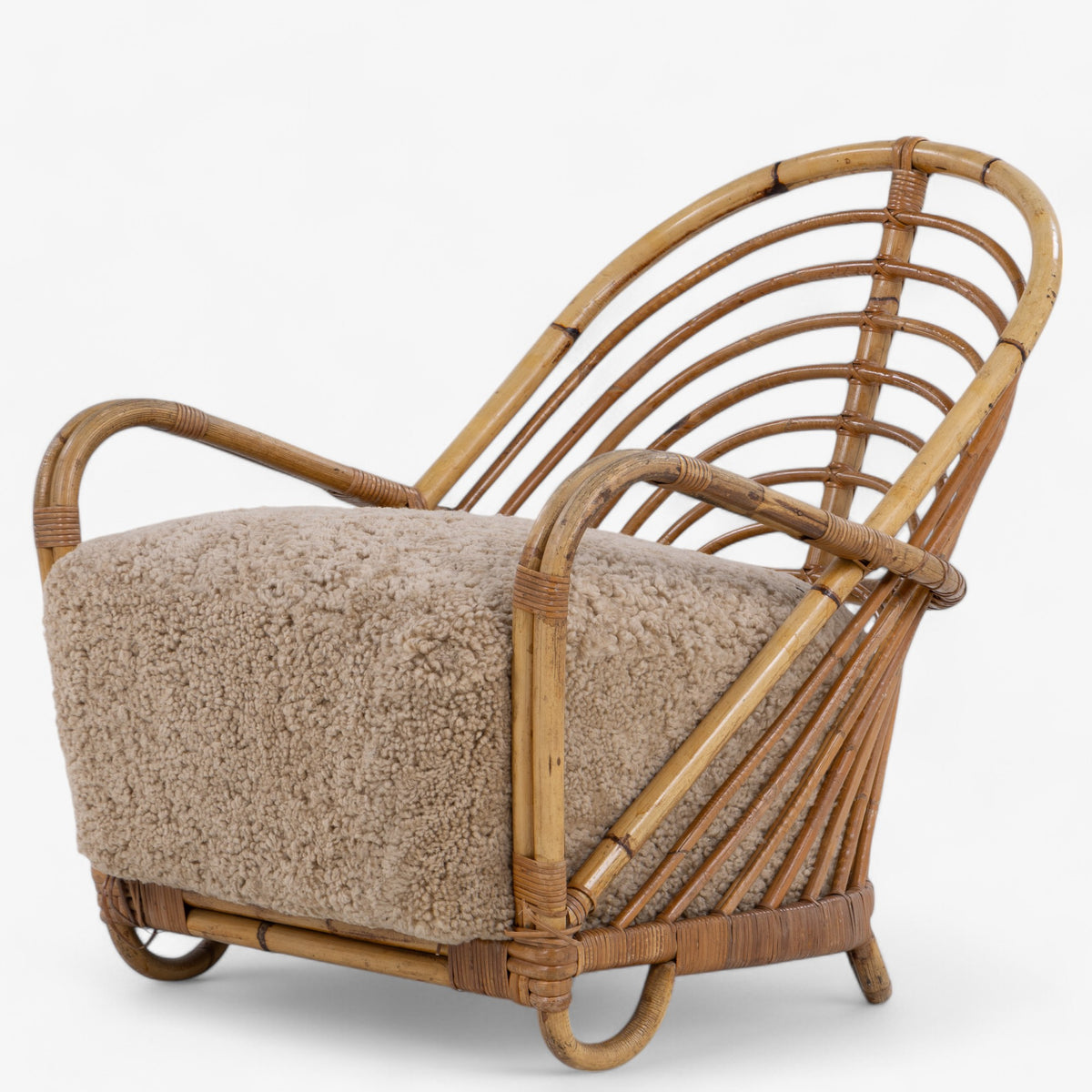 Charlottenborg' easy chair in bamboo