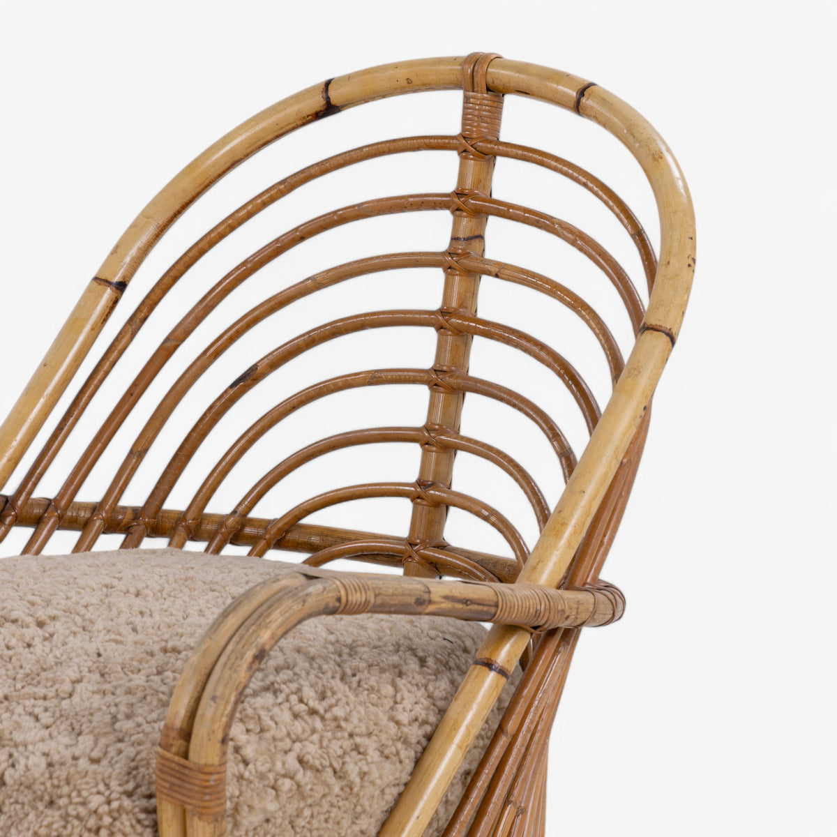 Charlottenborg' easy chair in bamboo