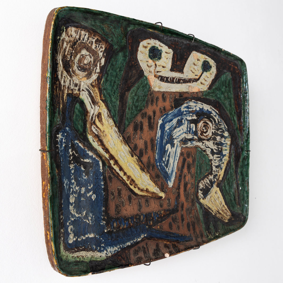 Relief in stoneware