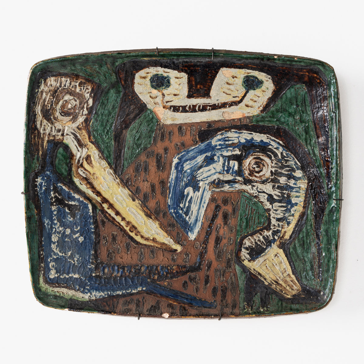Relief in stoneware