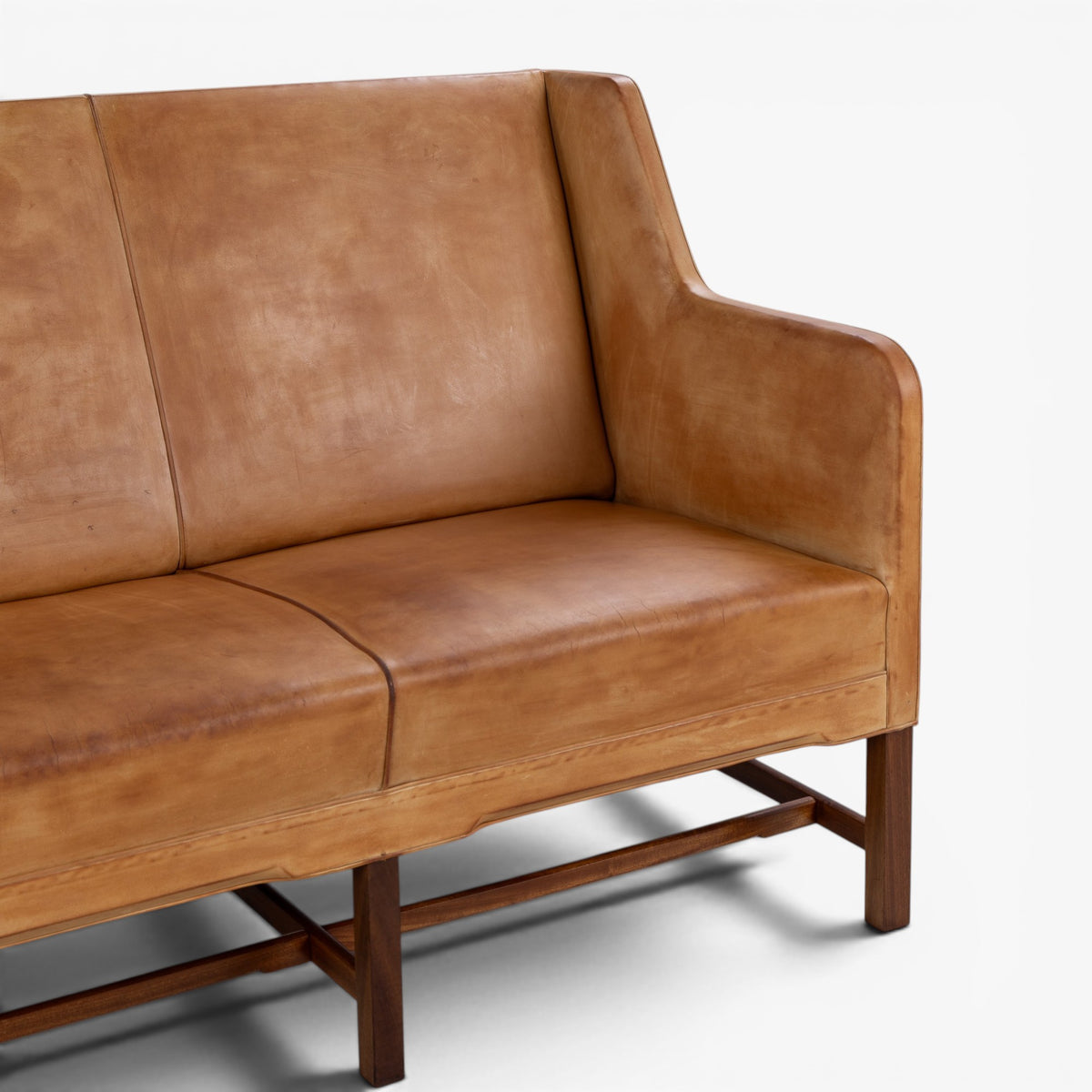 KK 5011 - 3 seater sofa in natural leather