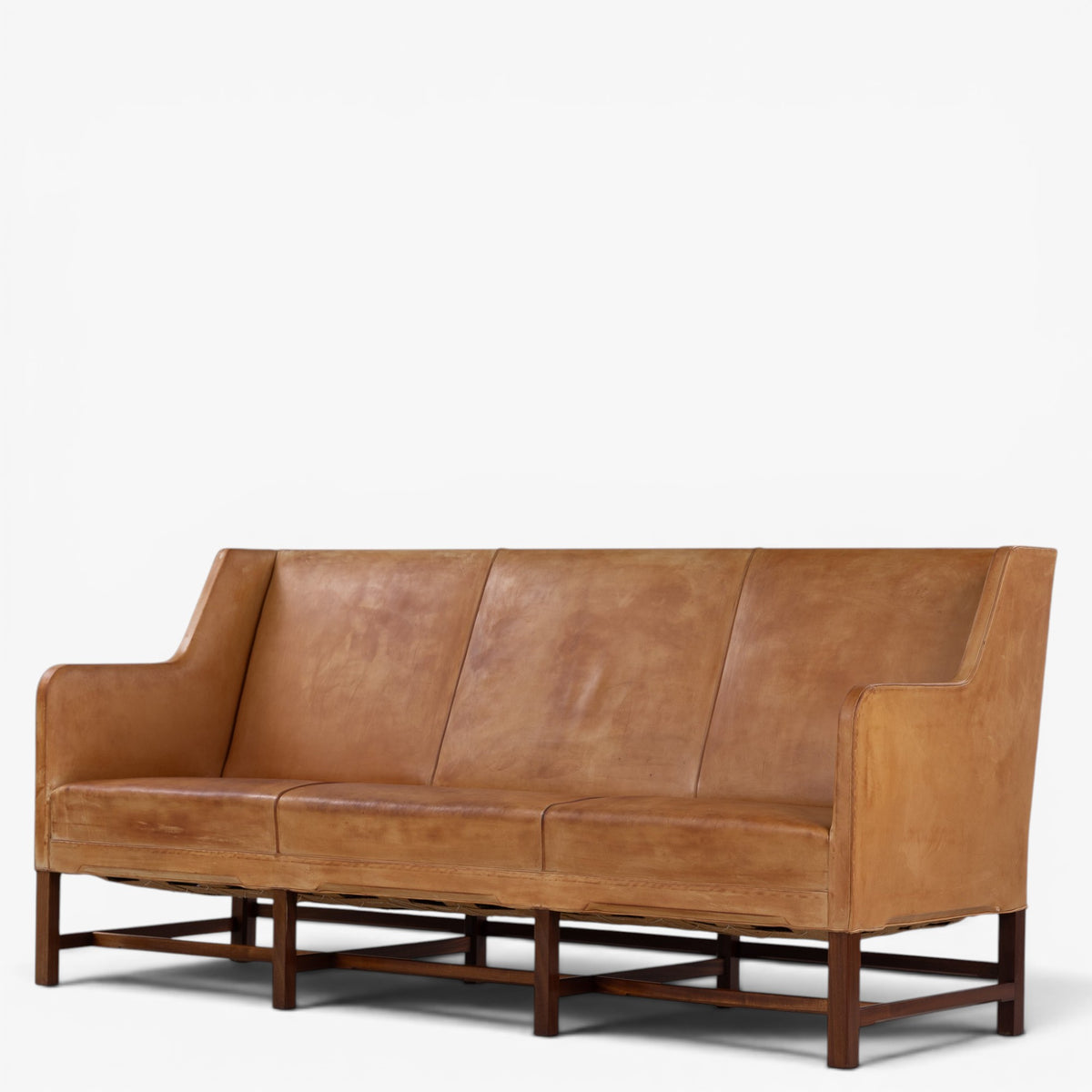 KK 5011 - 3 seater sofa in natural leather