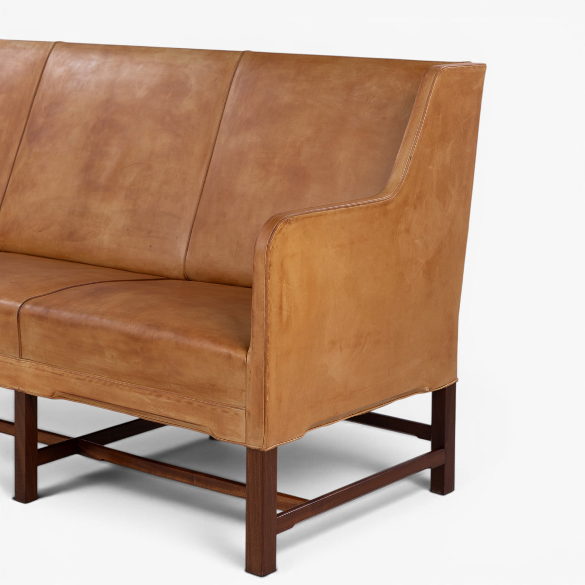 KK 5011 - 3 seater sofa in natural leather