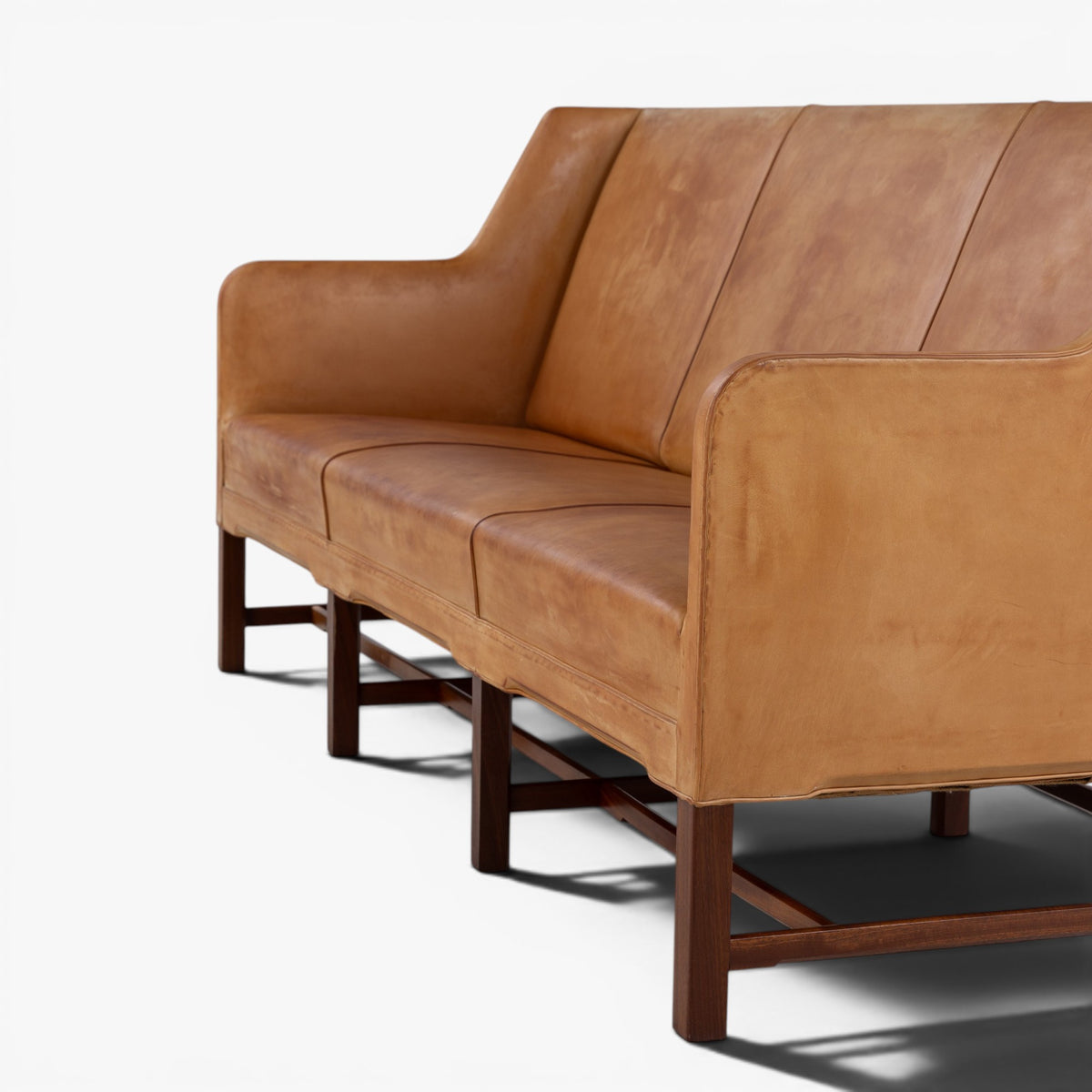 KK 5011 - 3 seater sofa in natural leather