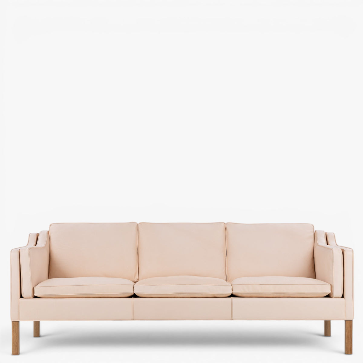 BM 2213 - 3 pers. sofa i naturlæder