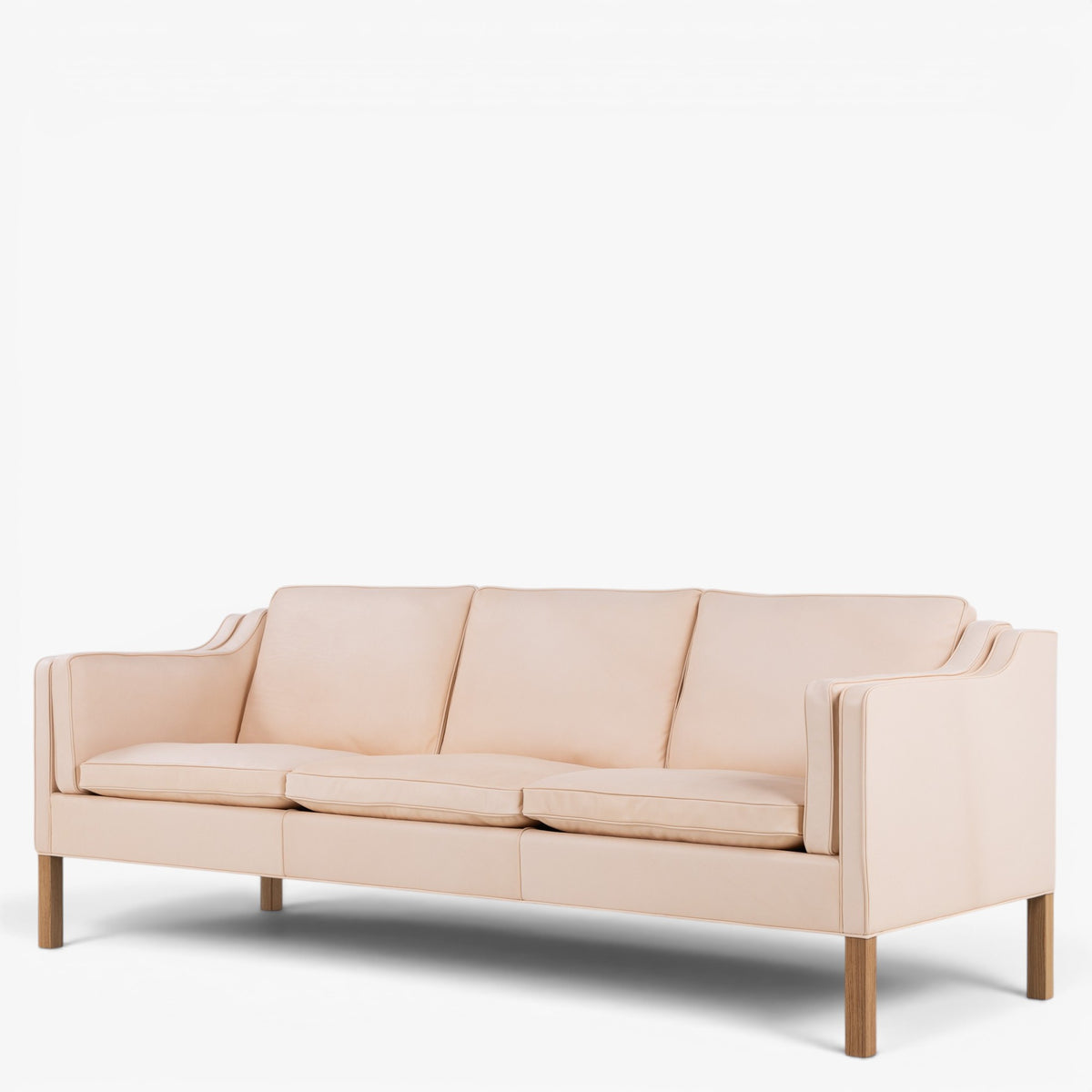 BM 2213 - 3 pers. sofa i naturlæder