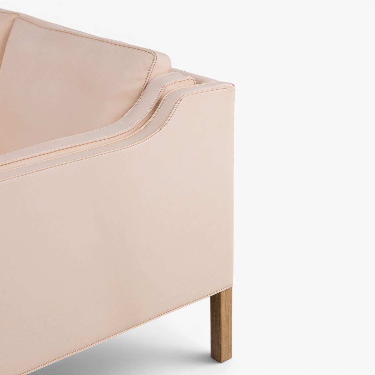 BM 2213 - 3 pers. sofa i naturlæder