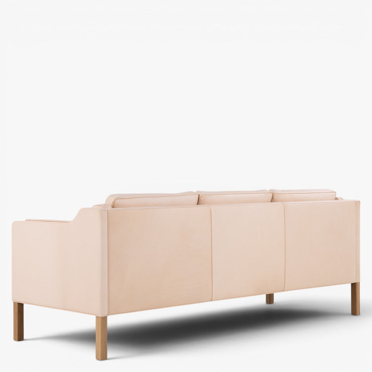 BM 2213 - 3 pers. sofa i naturlæder