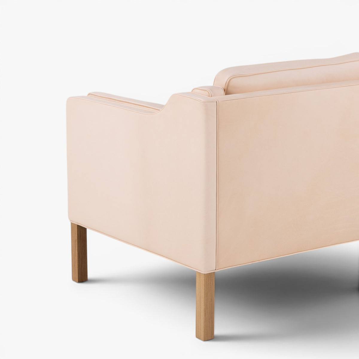 BM 2213 - 3 pers. sofa i naturlæder