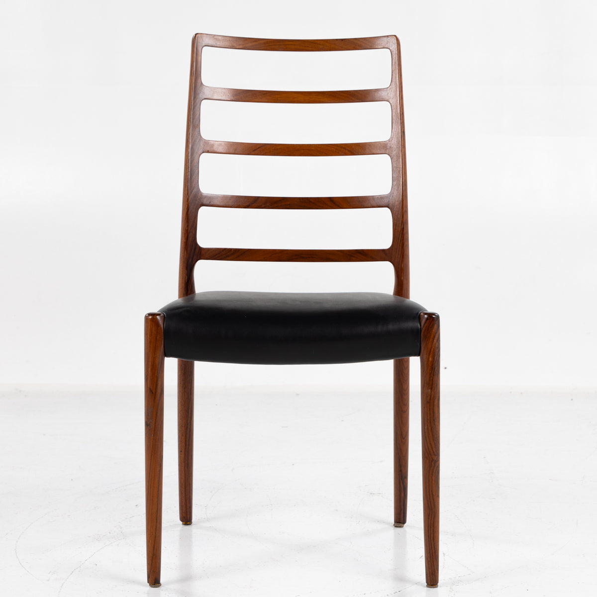 NO 82 - High-back dining chair in rosewood