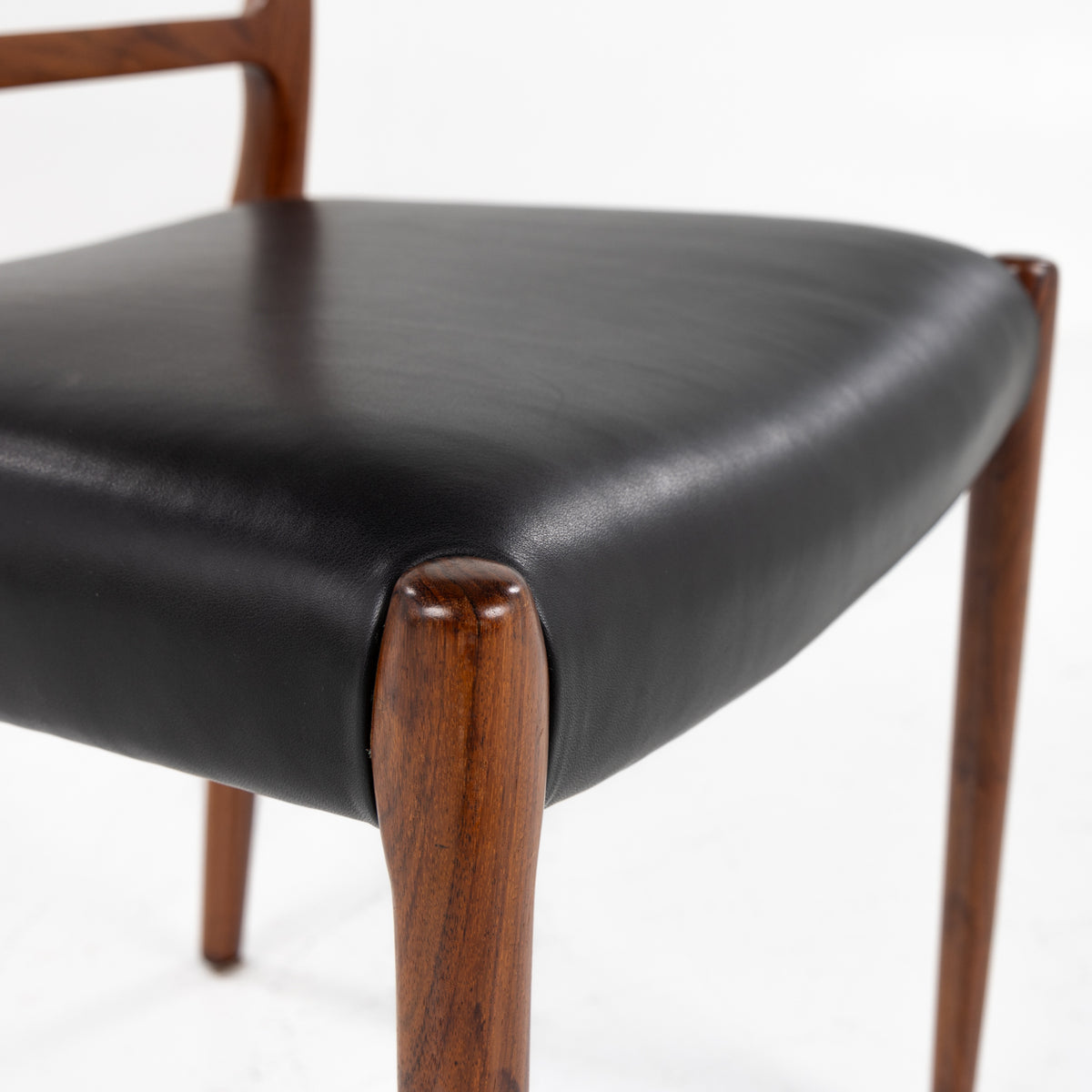 NO 82 - High-back dining chair in rosewood