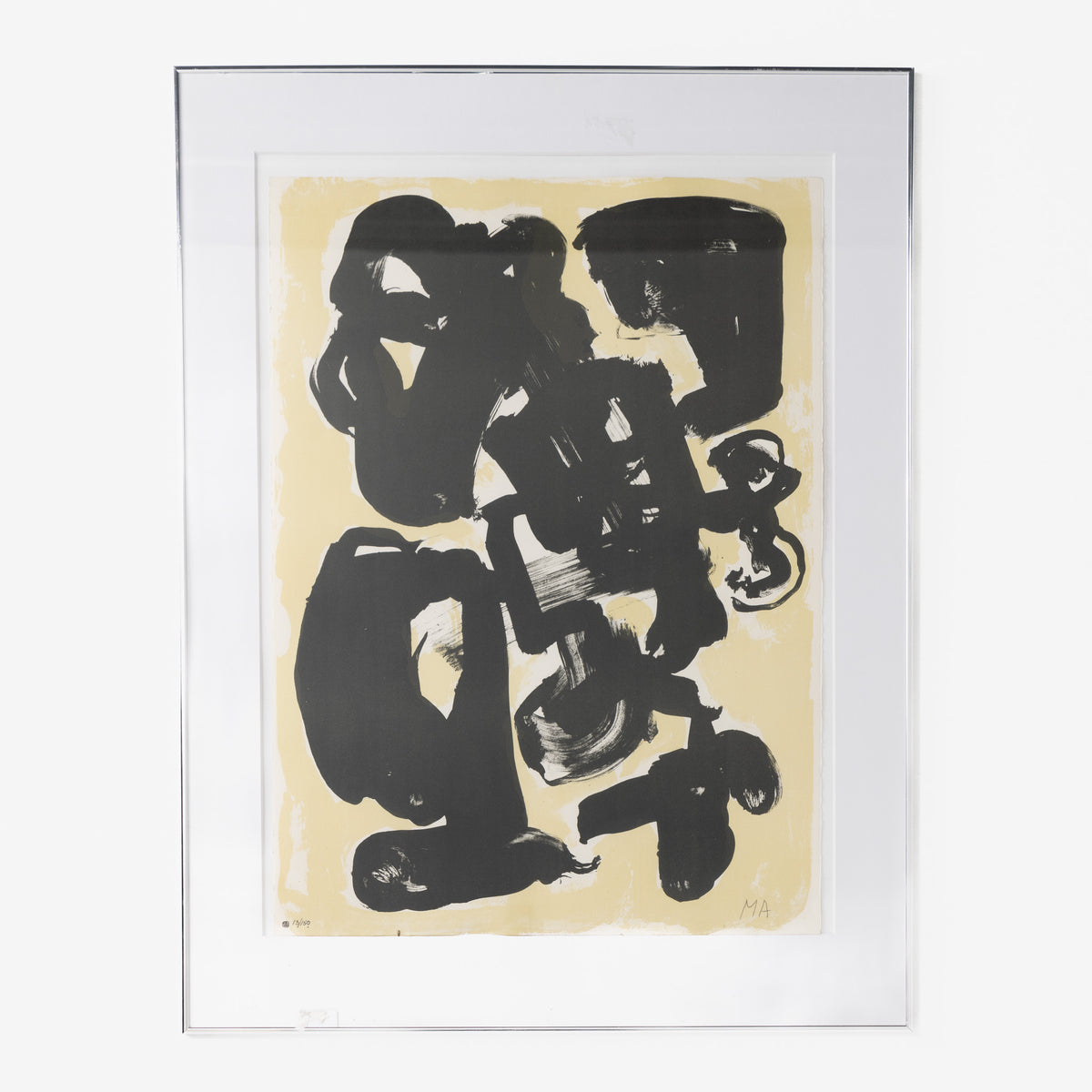 Lithograph in frame
