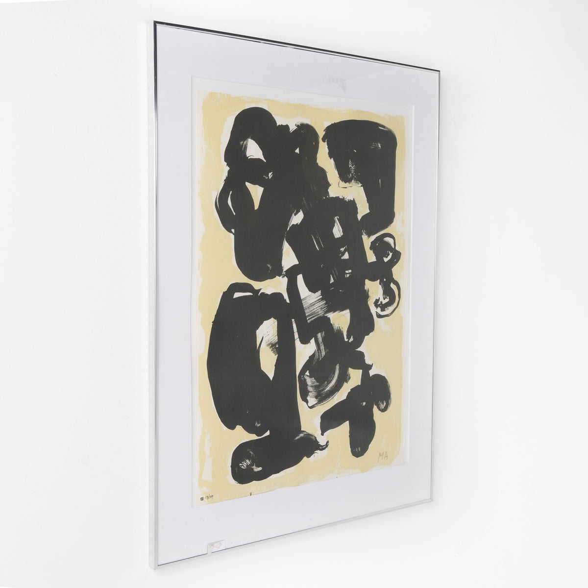 Lithograph in frame
