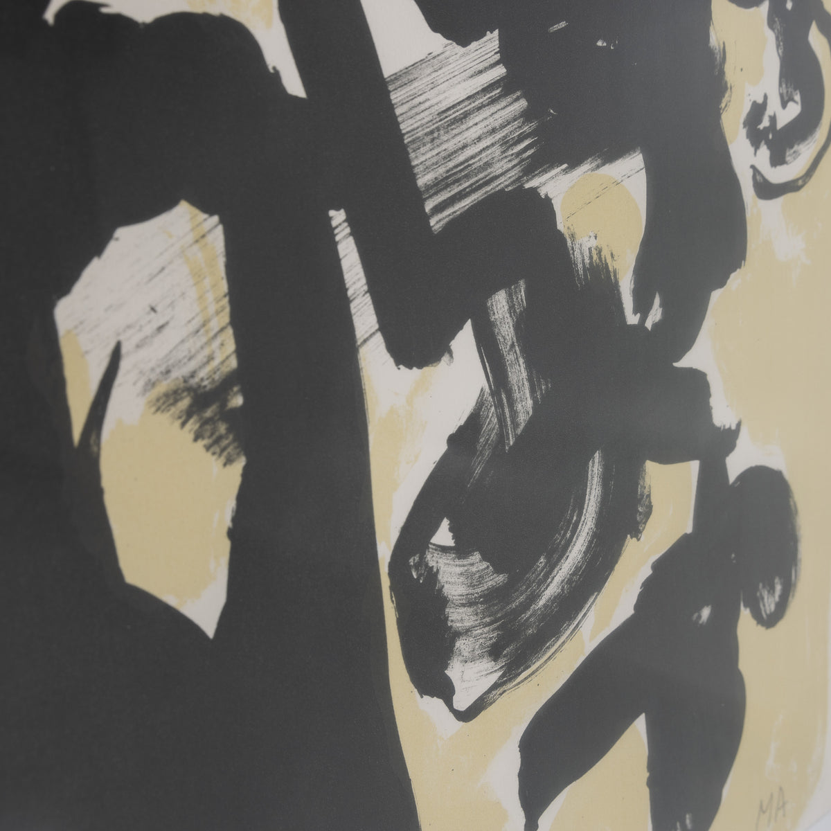 Lithograph in frame