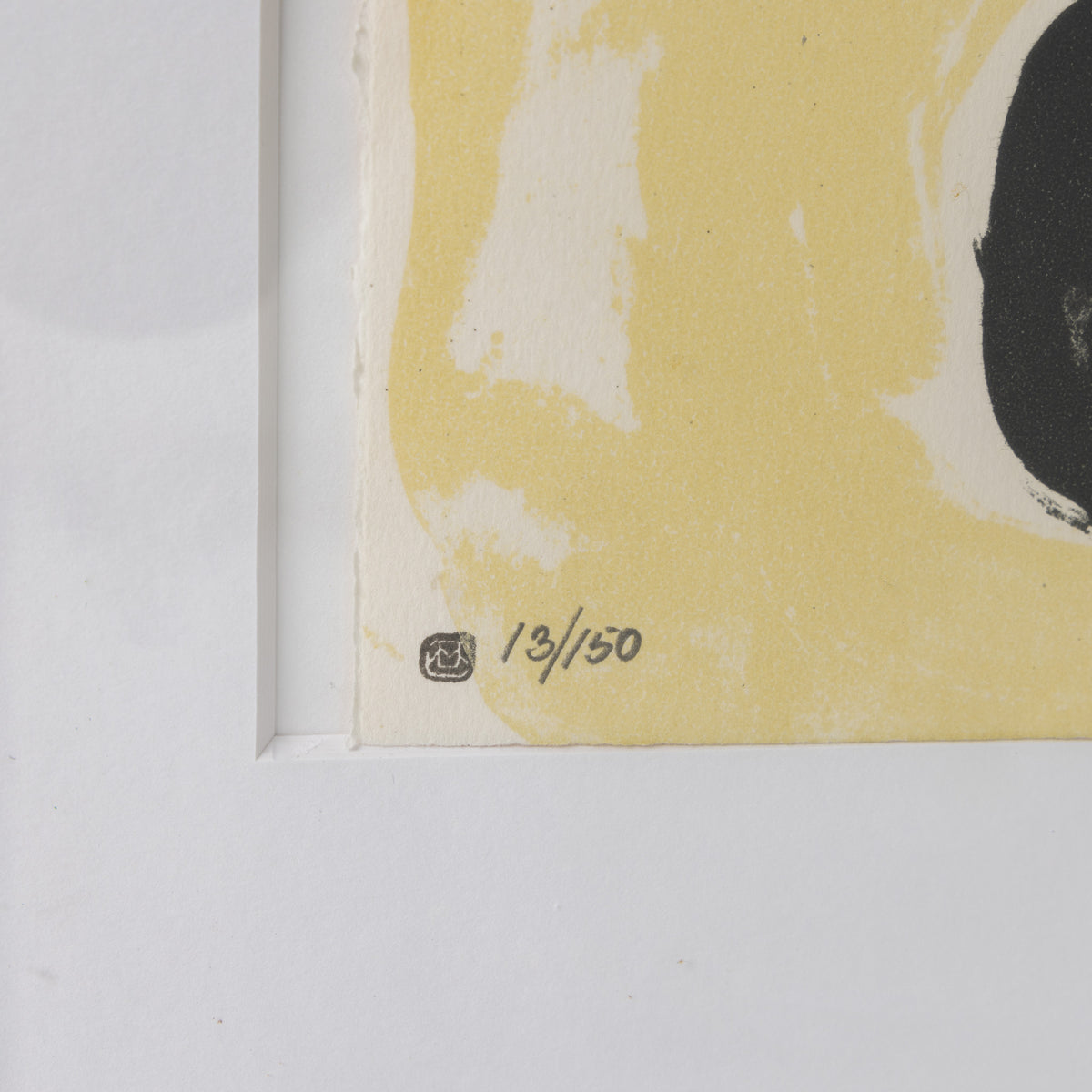 Lithograph in frame