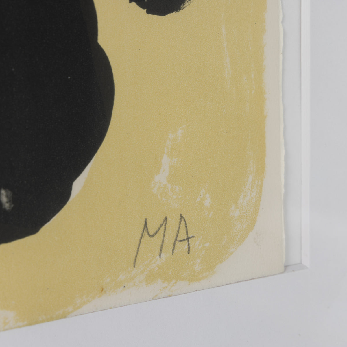 Lithograph in frame