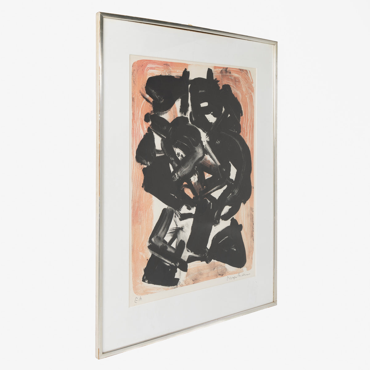 Lithograph in frame