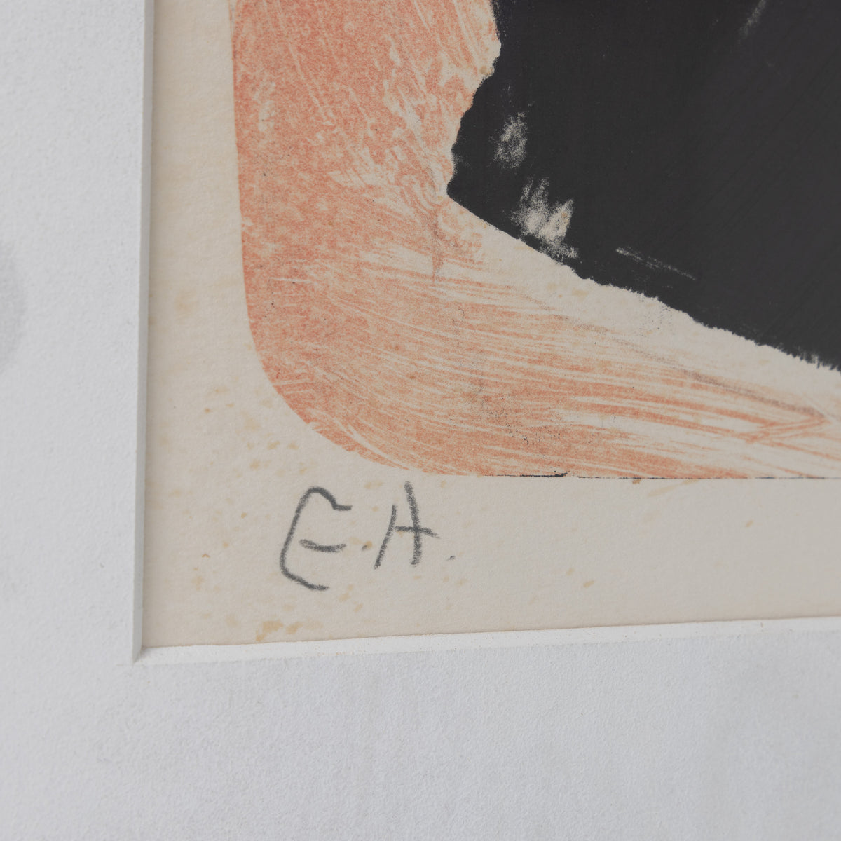 Lithograph in frame