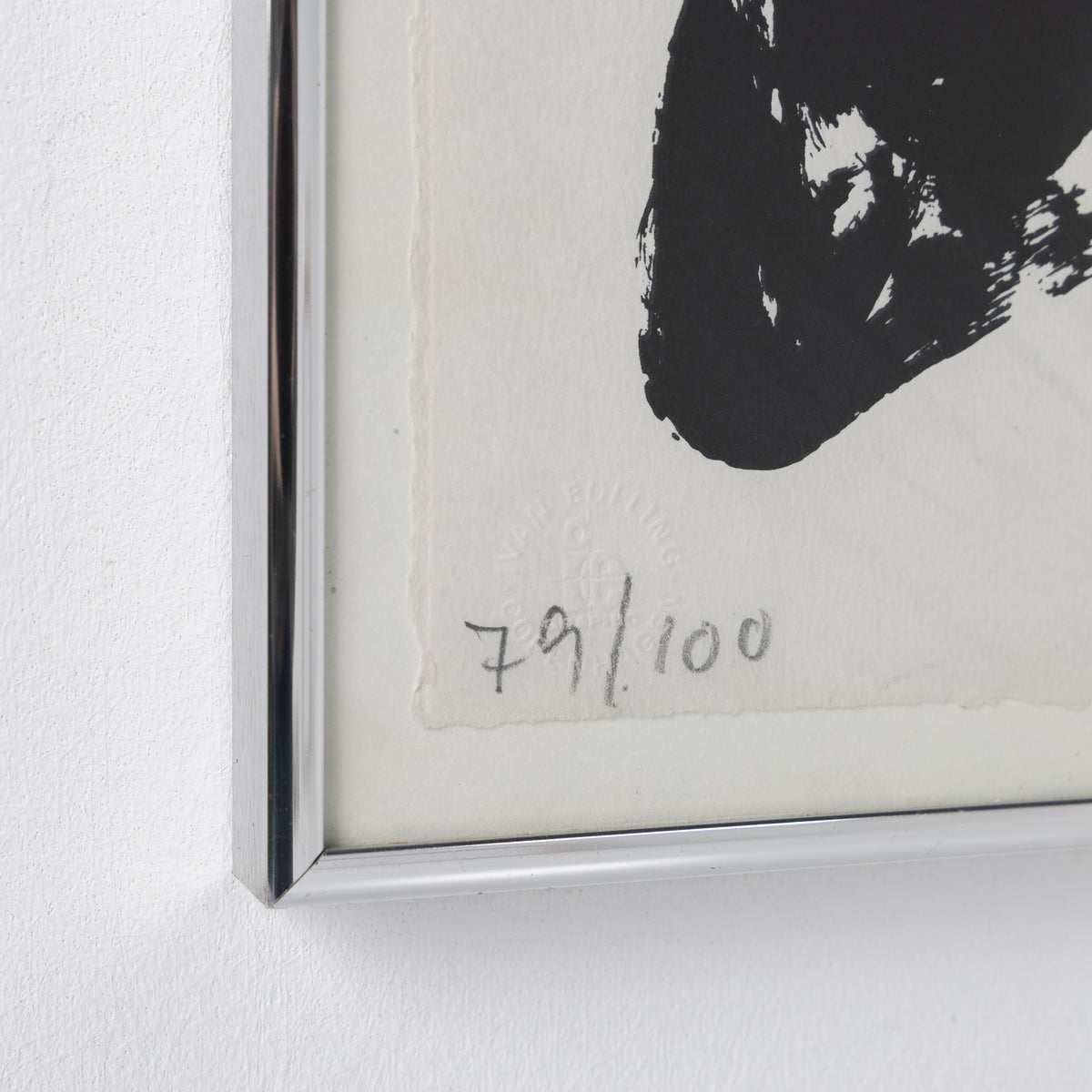 Lithograph in frame