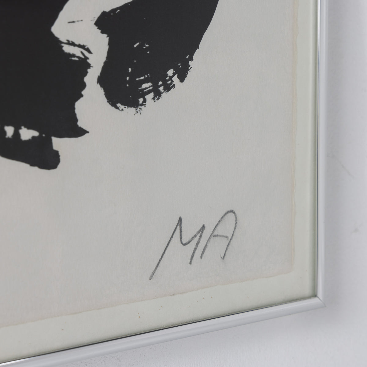 Lithograph in frame