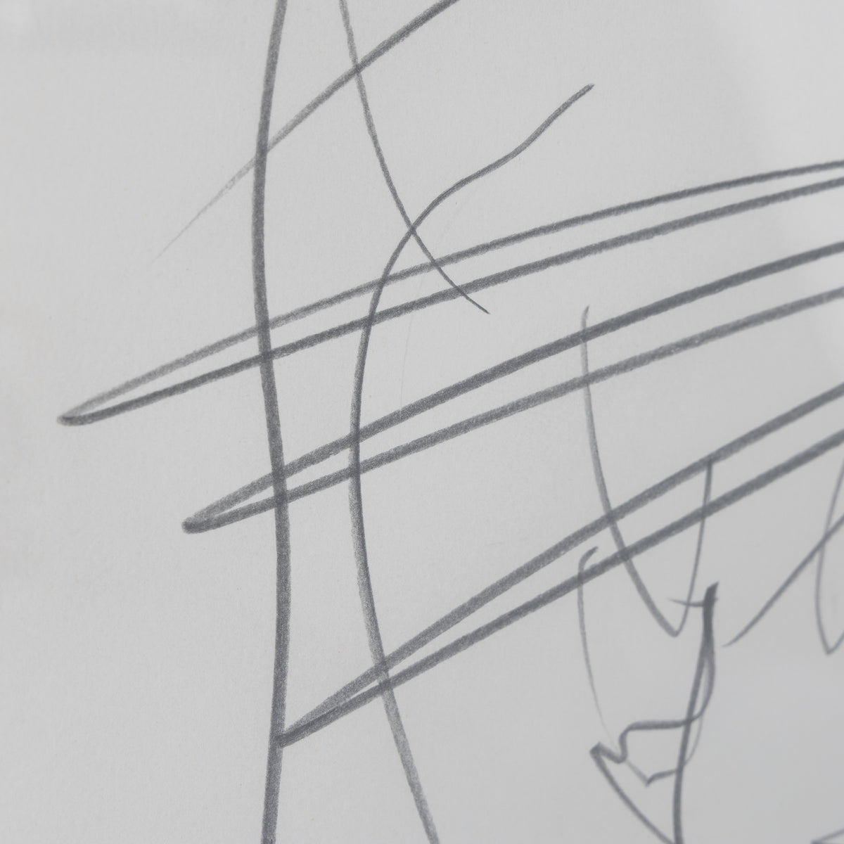 Drawing in silver frame