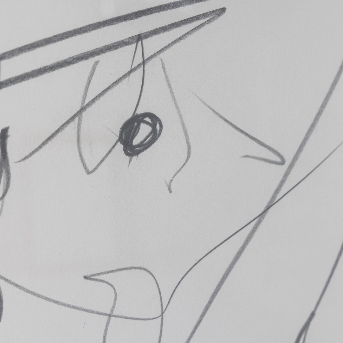 Drawing in silver frame