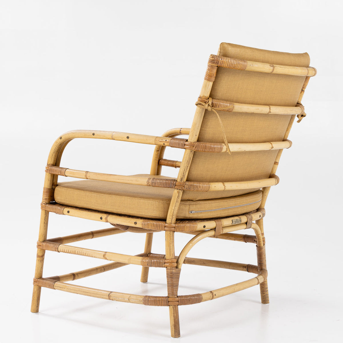 Bamboo wicker chair