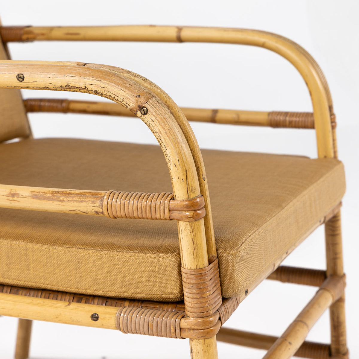 Bamboo wicker chair