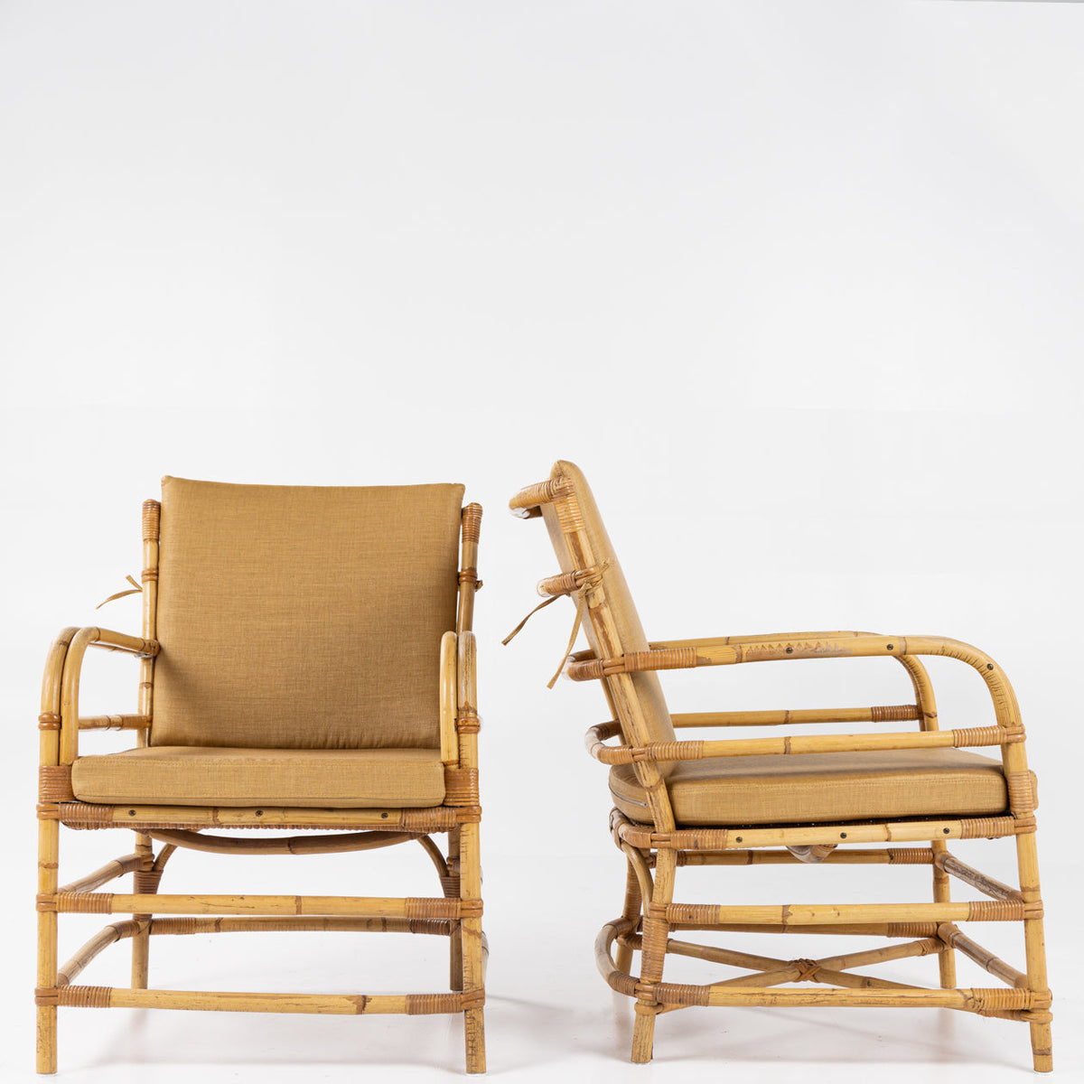 Bamboo wicker chair