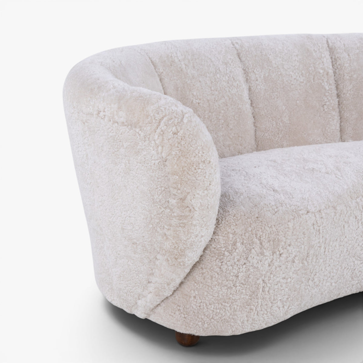 2 pers. sofa i lammeskind
