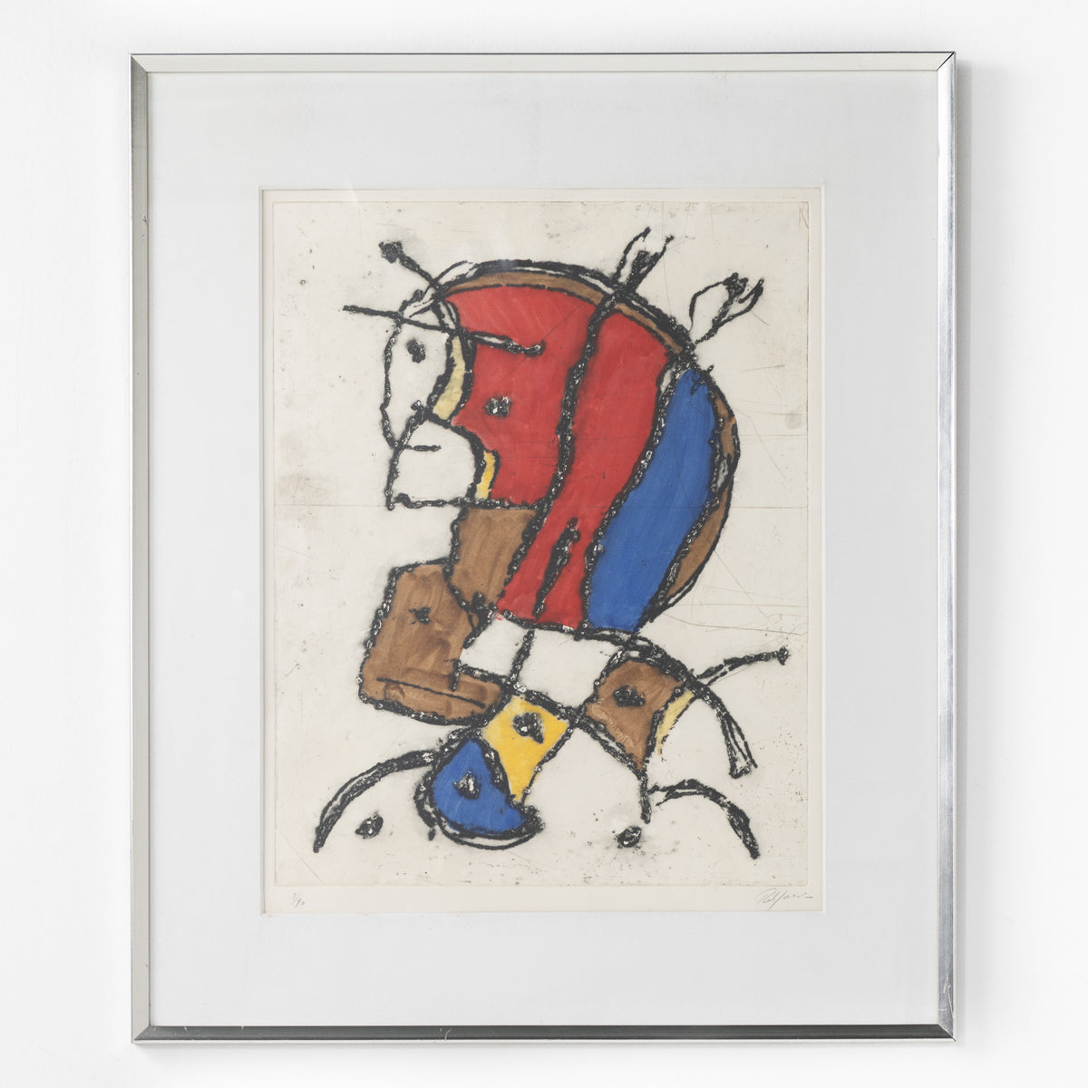 Etching in frame