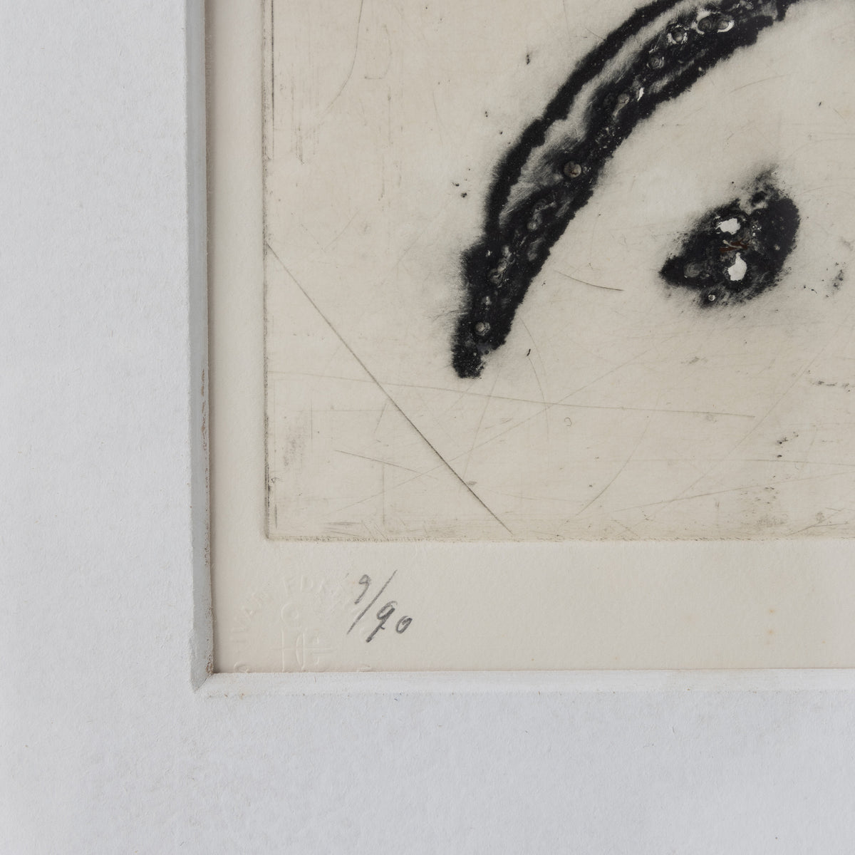 Etching in frame