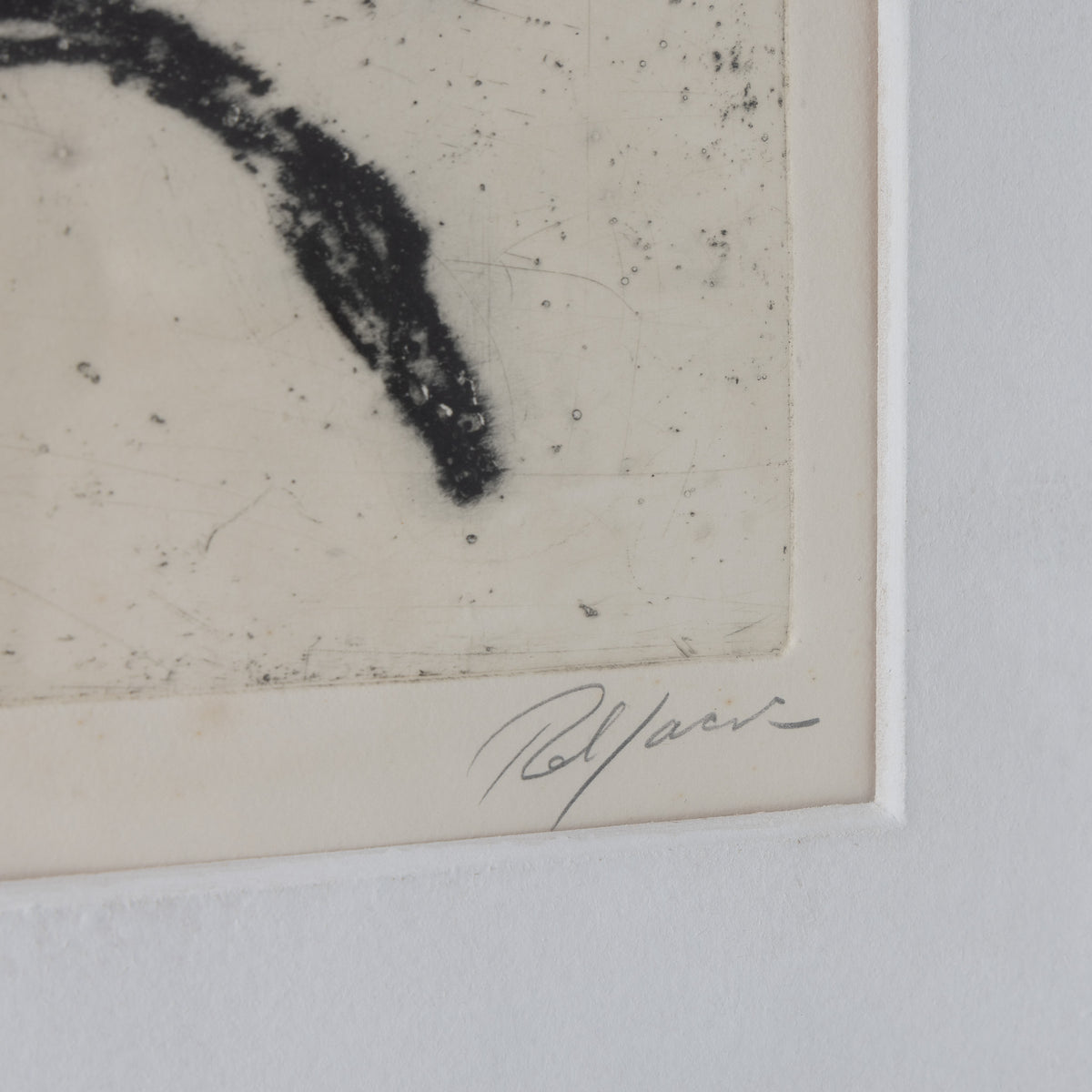 Etching in frame