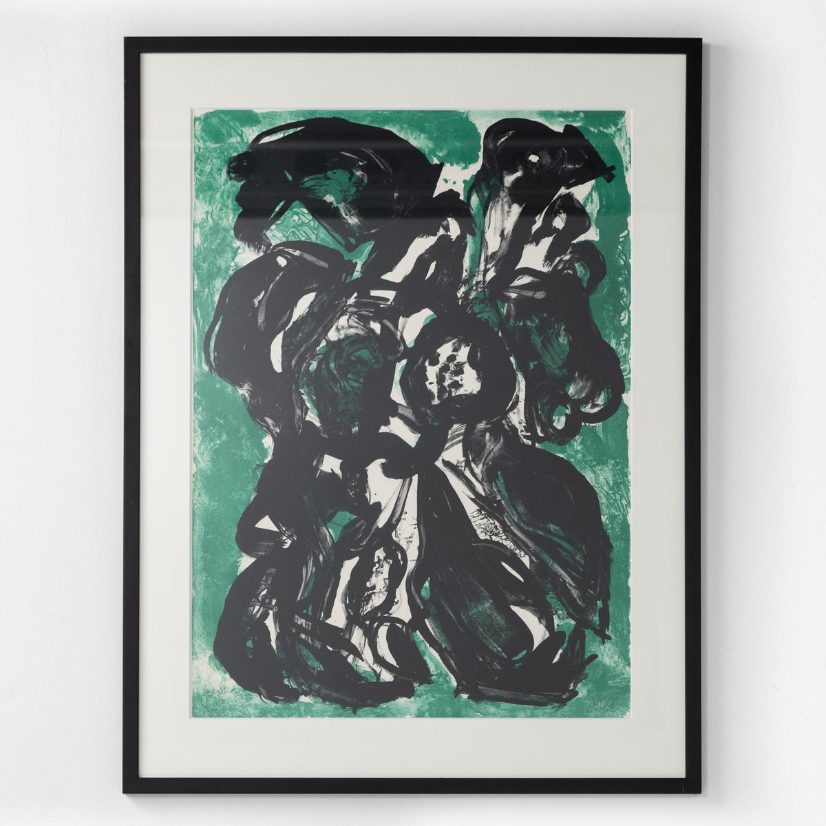 Lithograph in frame