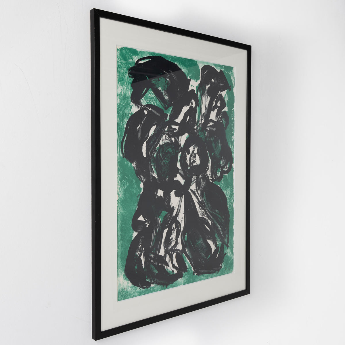 Lithograph in frame