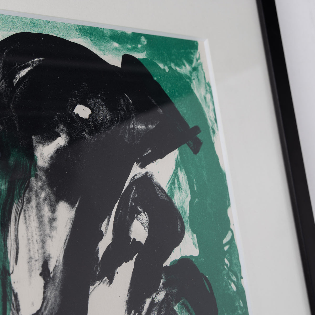 Lithograph in frame