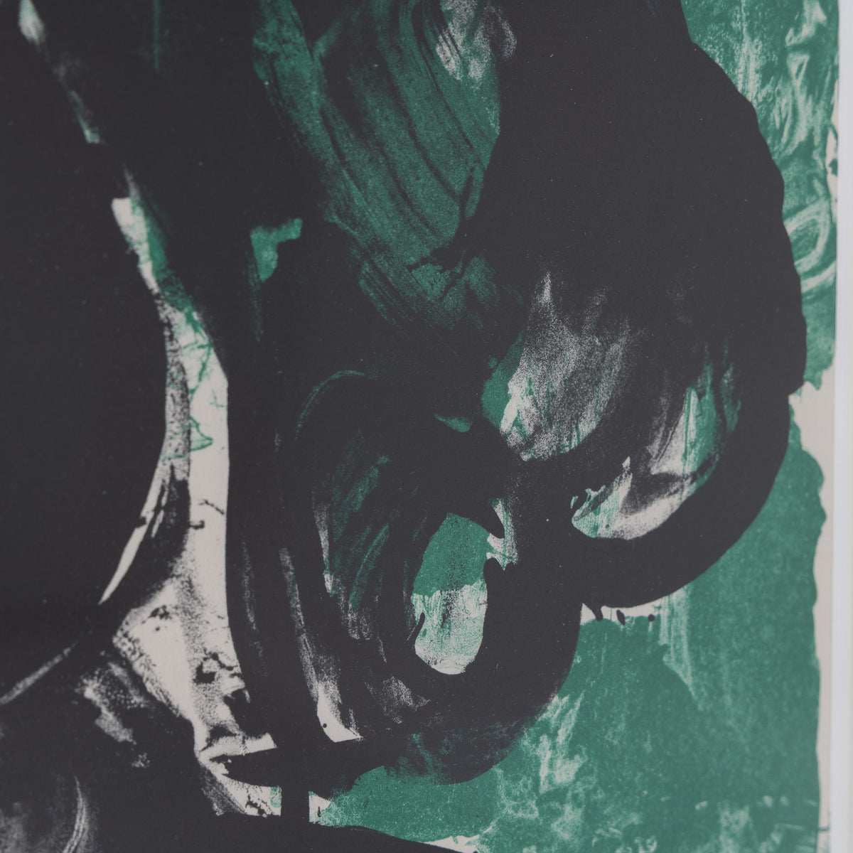 Lithograph in frame