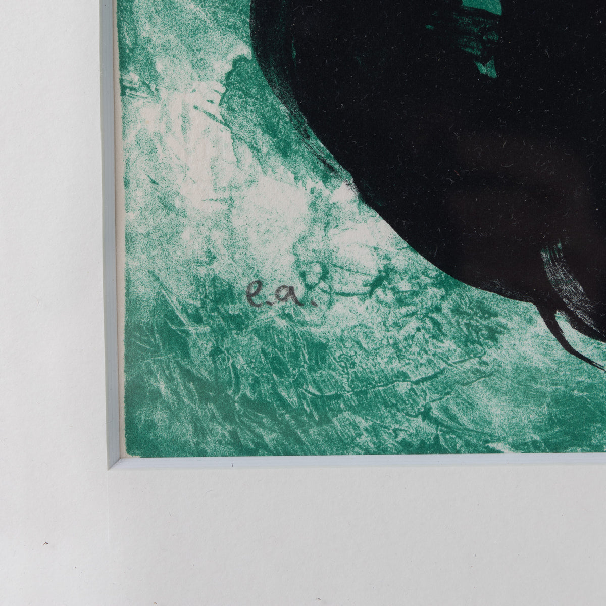 Lithograph in frame