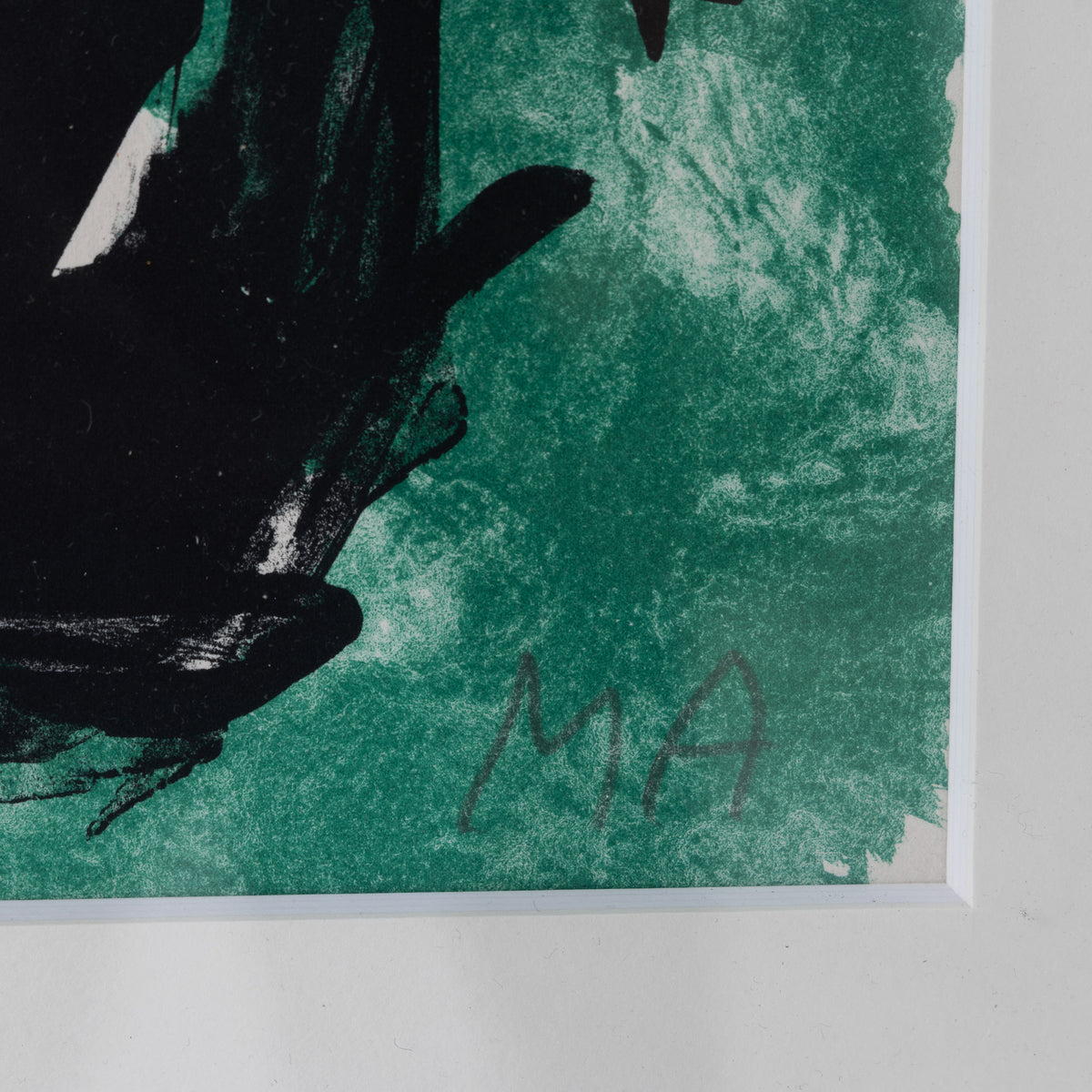 Lithograph in frame