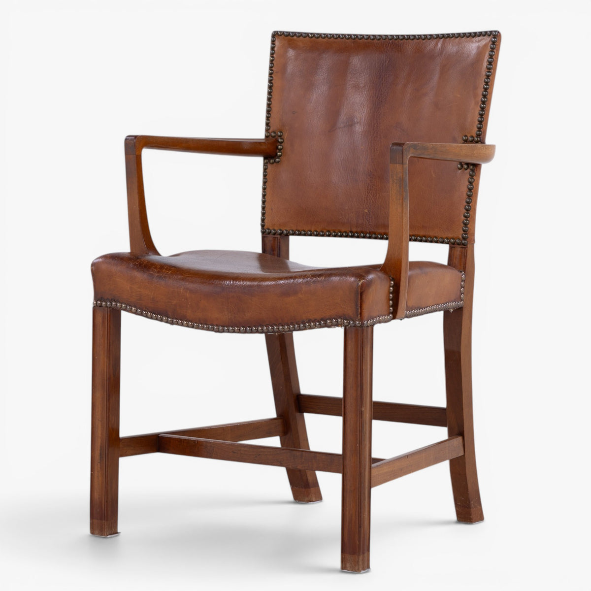 KK 3758A - Armstol i mahogni