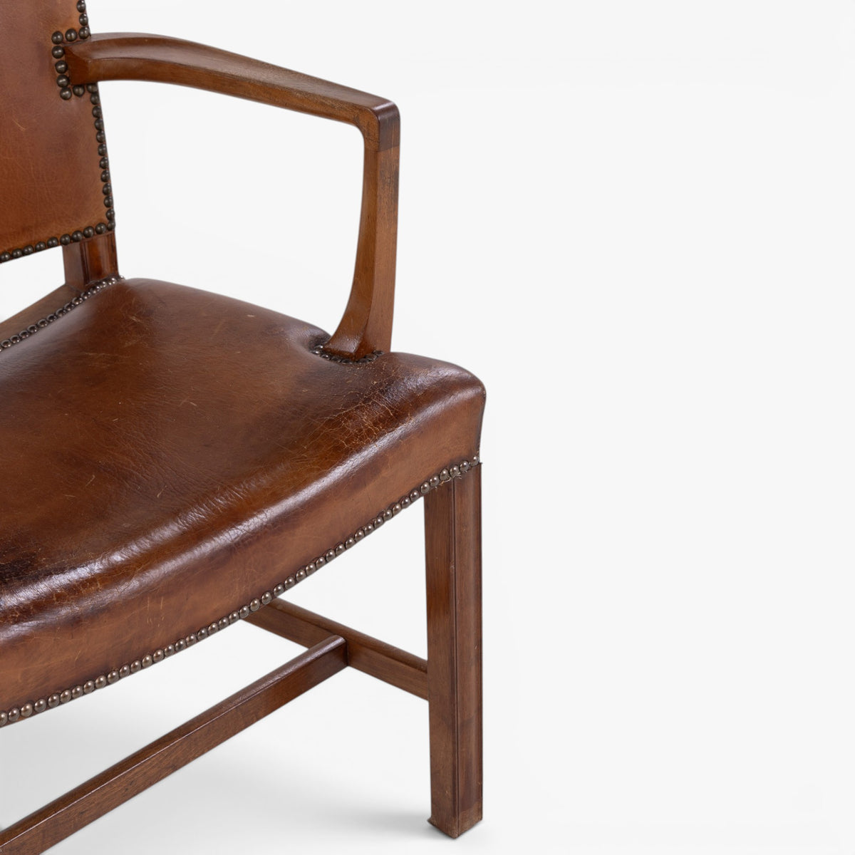 KK 3758A - Armstol i mahogni