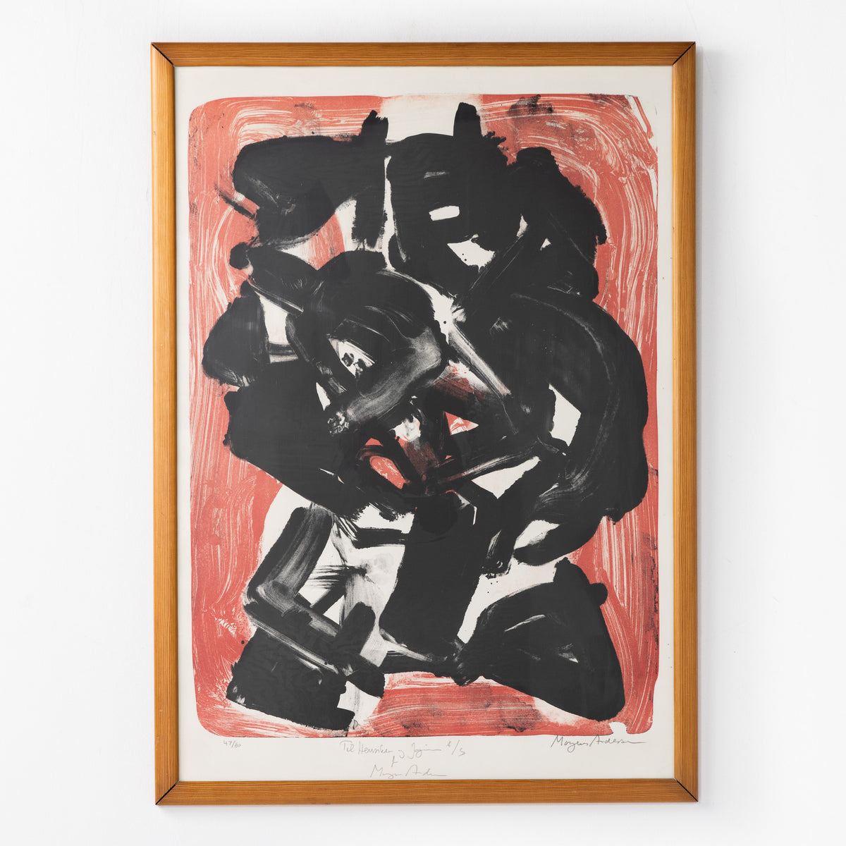 Lithograph in frame