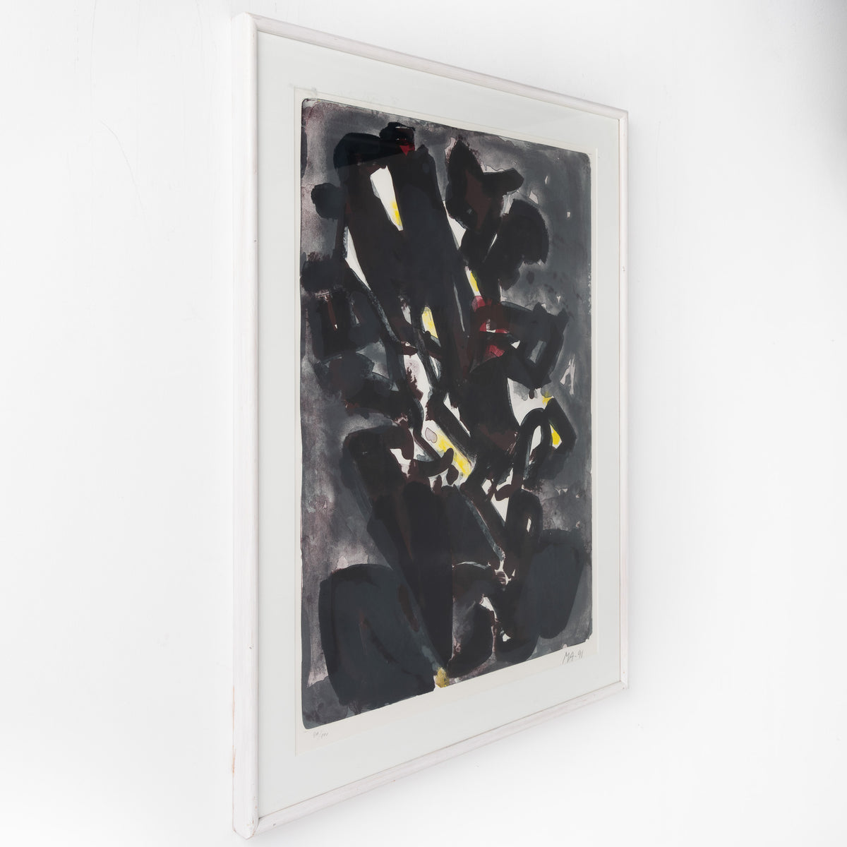 Lithograph in frame