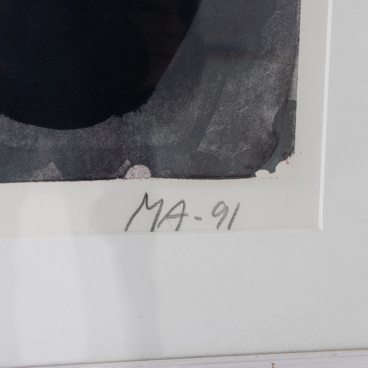 Lithograph in frame